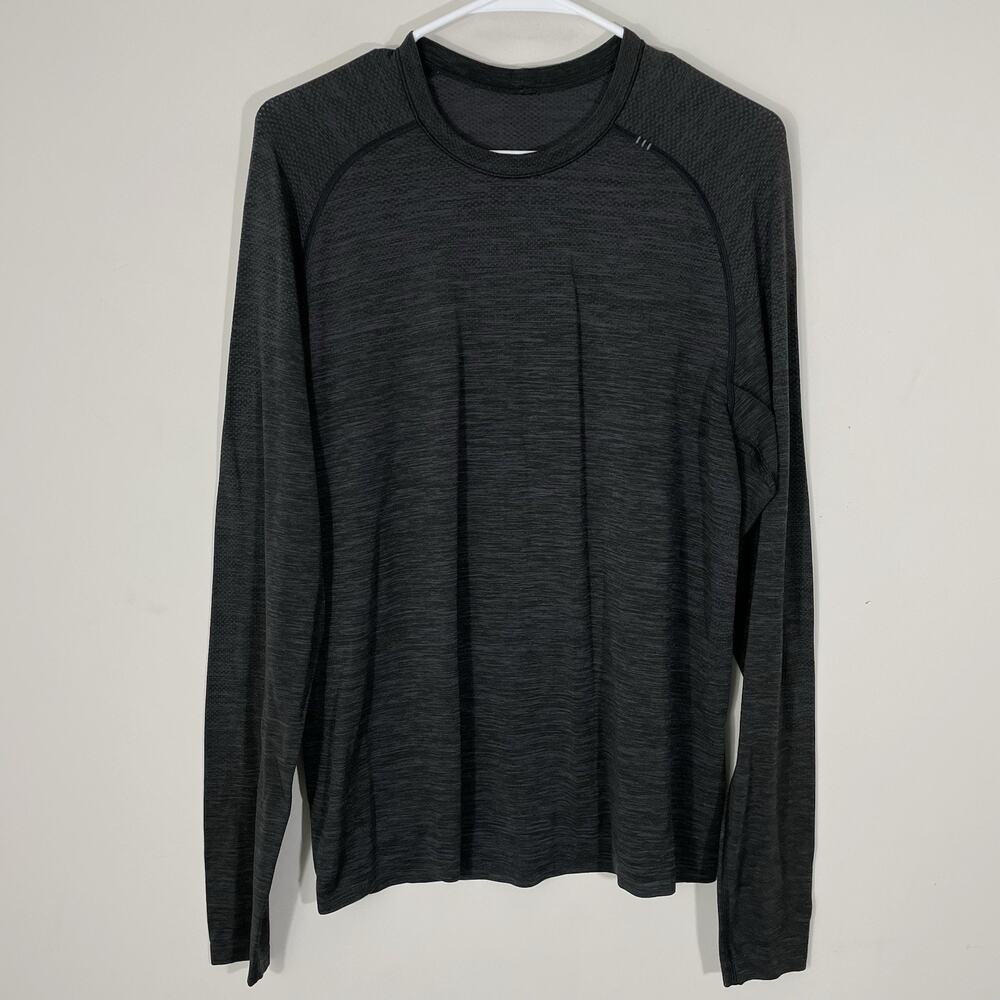 Lululemon Metal Vent Tech Long Sleeve T-Shirt Mens Size Medium Performance Black